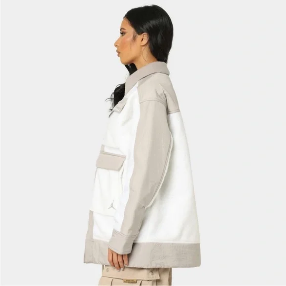 Nike x Jordan Collaboration : 2021 Air Jordan Jacket Summit White | Size L | NWT - Picture 15 of 16